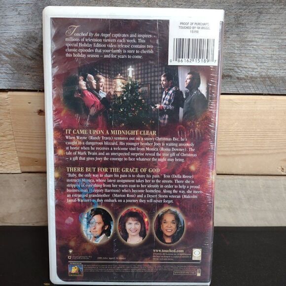 Touched by an Angel - Holiday Edition (VHS, 1999, Clamshell Packaging) Brand New - Picture 2 of 2